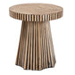 Baxton Studio Devika Modern Bohemian Two-Tone Natural and Dark Brown Bamboo End Table | End Tables | Modishstore - 2