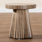 Baxton Studio Devika Modern Bohemian Two-Tone Natural and Dark Brown Bamboo End Table | End Tables | Modishstore - 6