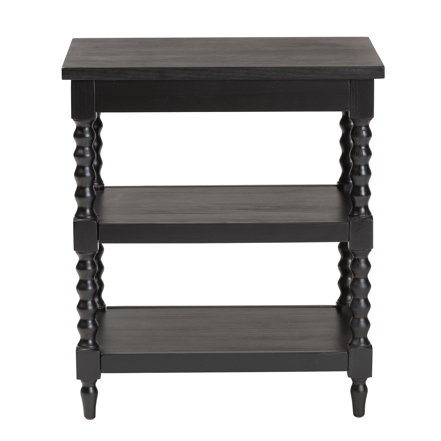 Baxton Studio Imogene Retro-Modern Black Wood End Table | End Tables | Modishstore - 8