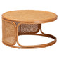 Baxton Studio bali & pari Eldon Bohemian Honey Rattan Coffee Table | Coffee Tables | Modishstore - 2