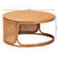 Baxton Studio bali & pari Eldon Bohemian Honey Rattan Coffee Table | Coffee Tables | Modishstore - 8