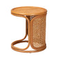 Baxton Studio bali & pari Eldon Bohemian Honey Rattan End Table | End Tables | Modishstore - 4