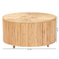 Baxton Studio bali & pari Miami Bohemian Light Honey Rattan Coffee Table | Coffee Tables | Modishstore - 7