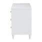 Baxton Studio Louetta Coastal White Carved Contrasting 6-Drawer Dresser | Dressers | Modishstore - 7