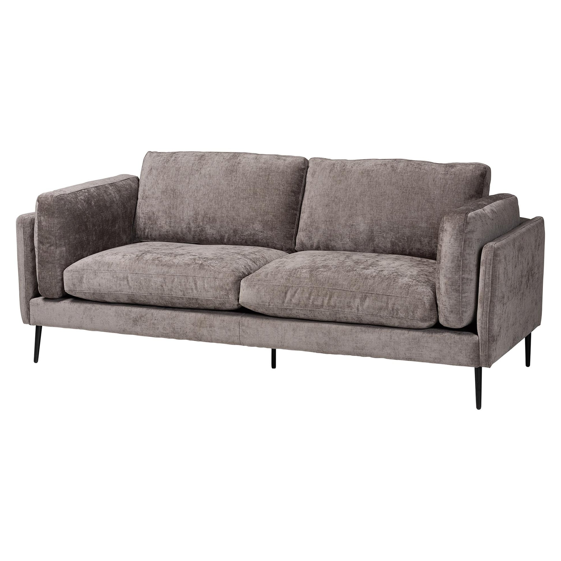 Baxton Studio Holton Modern Grey Fabric Sofa | Sofas | Modishstore - 4