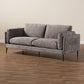 Baxton Studio Holton Modern Grey Fabric Sofa | Sofas | Modishstore - 2