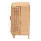 Baxton Studio bali & pari Yanka Bohemian Natural Rattan Storage Cabinet | Cabinets | Modishstore - 5