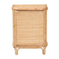 Baxton Studio bali & pari Kiara Bohemian Natural Rattan Nightstand | Nightstands | Modishstore - 6