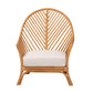 Baxton Studio bali & pari Lisabon Bohemian Light Honey Rattan Arm Chair | Armchairs | Modishstore - 5