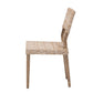 Baxton Studio bali & pari Barossa Bohemian Grey Kubu Rattan and Mahogany Wood Dining Chair | Dining Chairs | Modishstore - 6