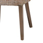 Baxton Studio bali & pari Niesha Bohemian Grey Natural Kubu Rattan and Mahogany Wood Dining Chair | Dining Chairs | Modishstore - 7