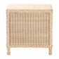 Baxton Studio bali & pari Lanica Japandi Sun Bleached Rattan 3-Drawer Nightstand | Nightstands | Modishstore - 9