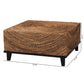 Baxton Studio bali & pari Verino Bohemian Natural Seagrass Coffee Table | Coffee Tables | Modishstore - 3