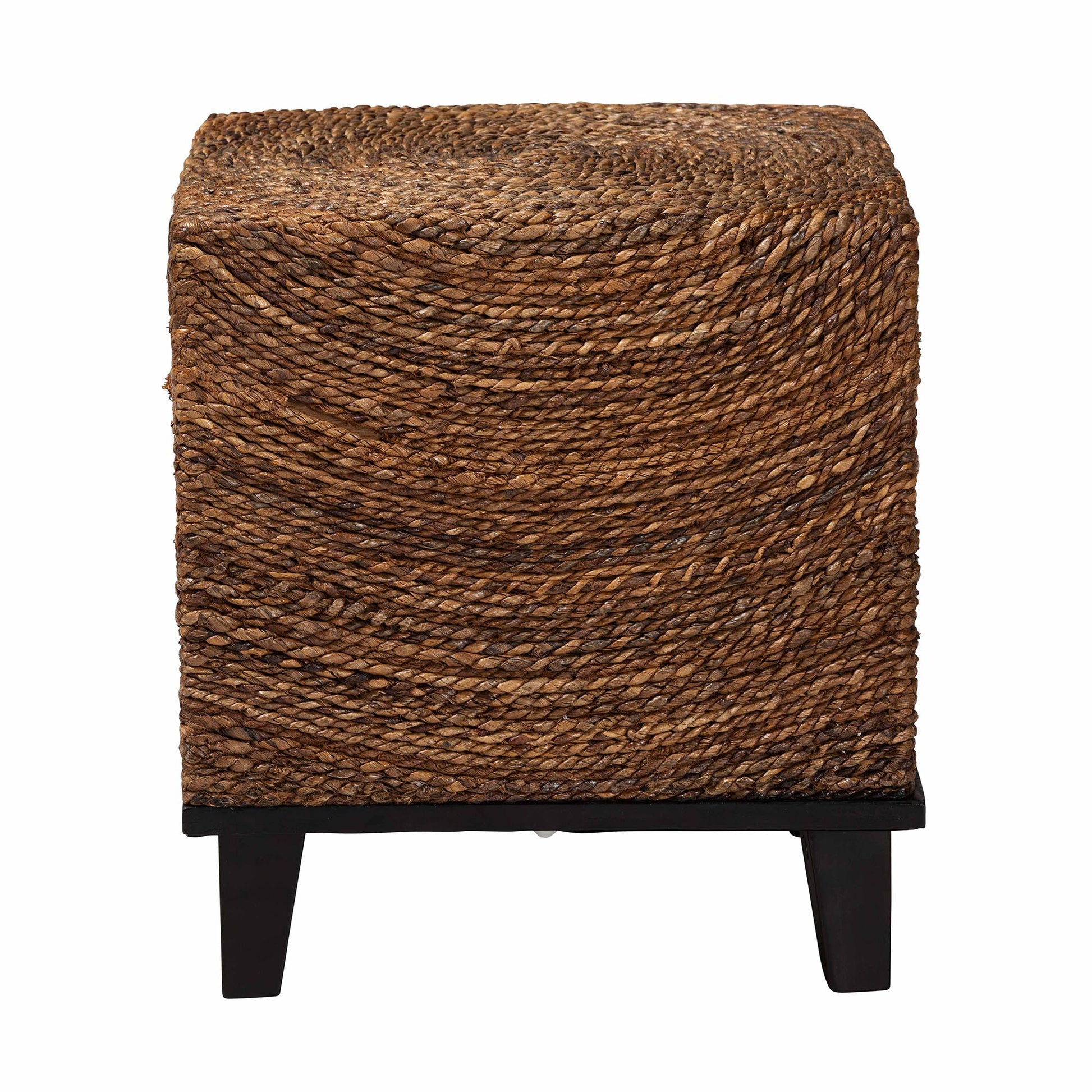 Baxton Studio bali & pari Verino Bohemian Natural Seagrass End Table | End Tables | Modishstore - 5