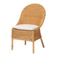 Baxton Studio bali & pari Camelia Bohemian Light Honey Rattan Dining Chair | Dining Chairs | Modishstore - 4