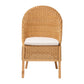 Baxton Studio bali & pari Camelia Bohemian Light Honey Rattan Dining Chair | Dining Chairs | Modishstore - 5