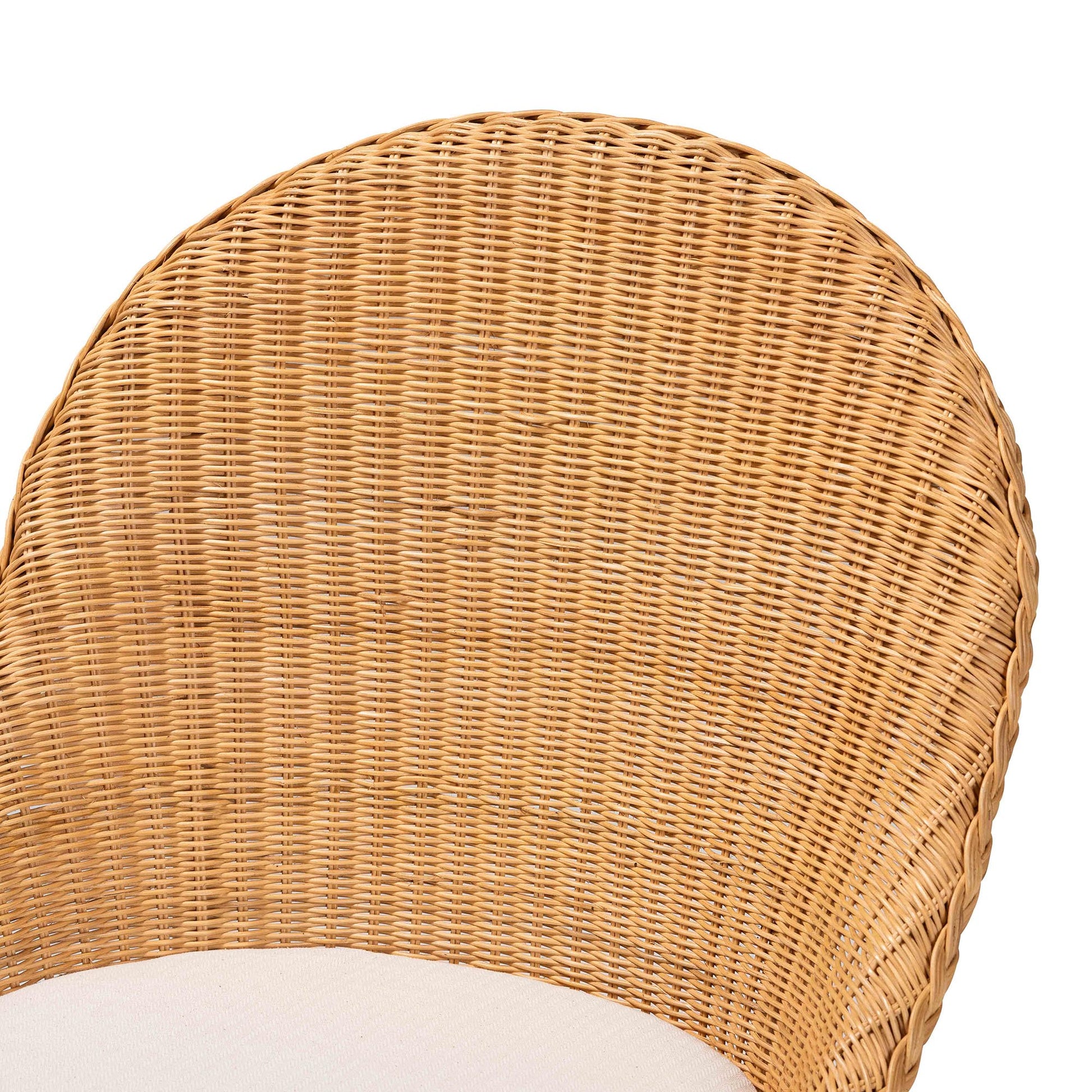 Baxton Studio bali & pari Camelia Bohemian Light Honey Rattan Dining Chair | Dining Chairs | Modishstore - 8