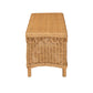 Baxton Studio bali & pari Erla Bohemian Light Honey Rattan Accent Bench with Scallop border | Benches | Modishstore - 6