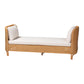 Baxton Studio bali & pari Diva Bohemian Light Honey Rattan Daybed | Daybeds | Modishstore - 3