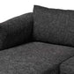 Baxton Studio Cantu Modern Gravel Twill Fabric Left Facing Sectional Sofa | Sectional | Modishstore - 4