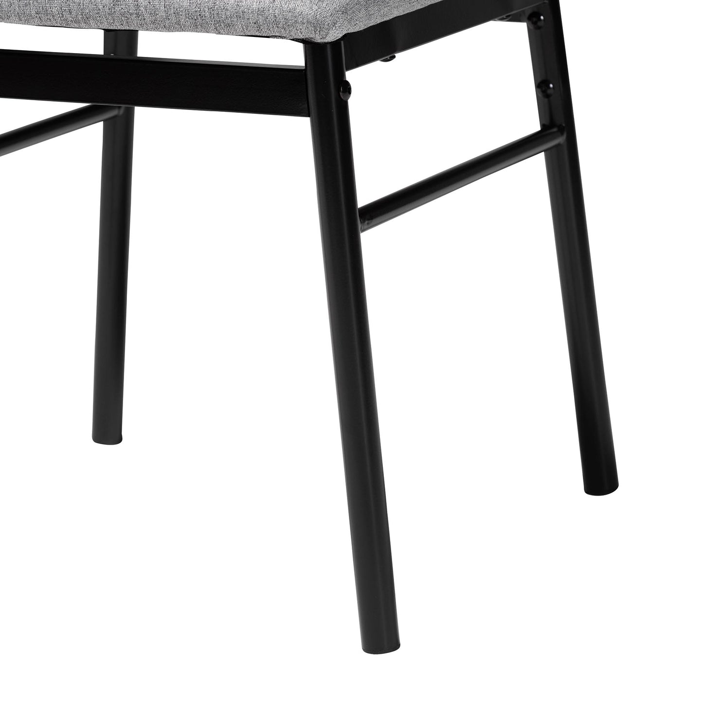 Baxton Studio Arnold Modern Industrial Beige Fabric and Metal Dining Chair | Dining Chairs | Modishstore - 22