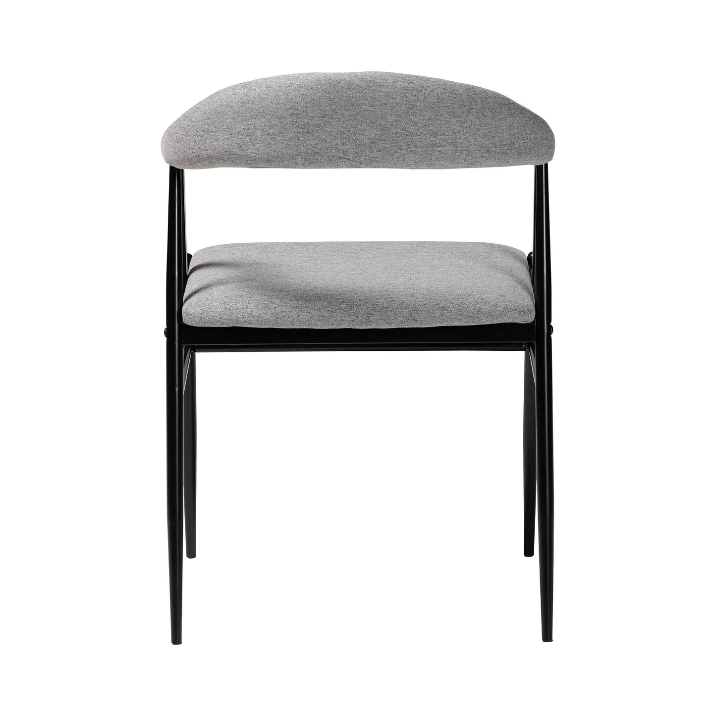 Baxton Studio Orrin Modern Industrial Beige Fabric and Metal Dining Chair | Dining Chairs | Modishstore - 20