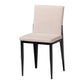 Baxton Studio Bishop Industrial Beige Fabric and Metal Dining Chair | Dining Chairs | Modishstore - 6