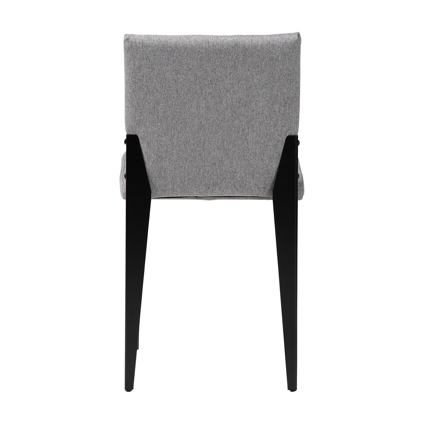 Baxton Studio Bishop Industrial Beige Fabric and Metal Dining Chair | Dining Chairs | Modishstore - 20