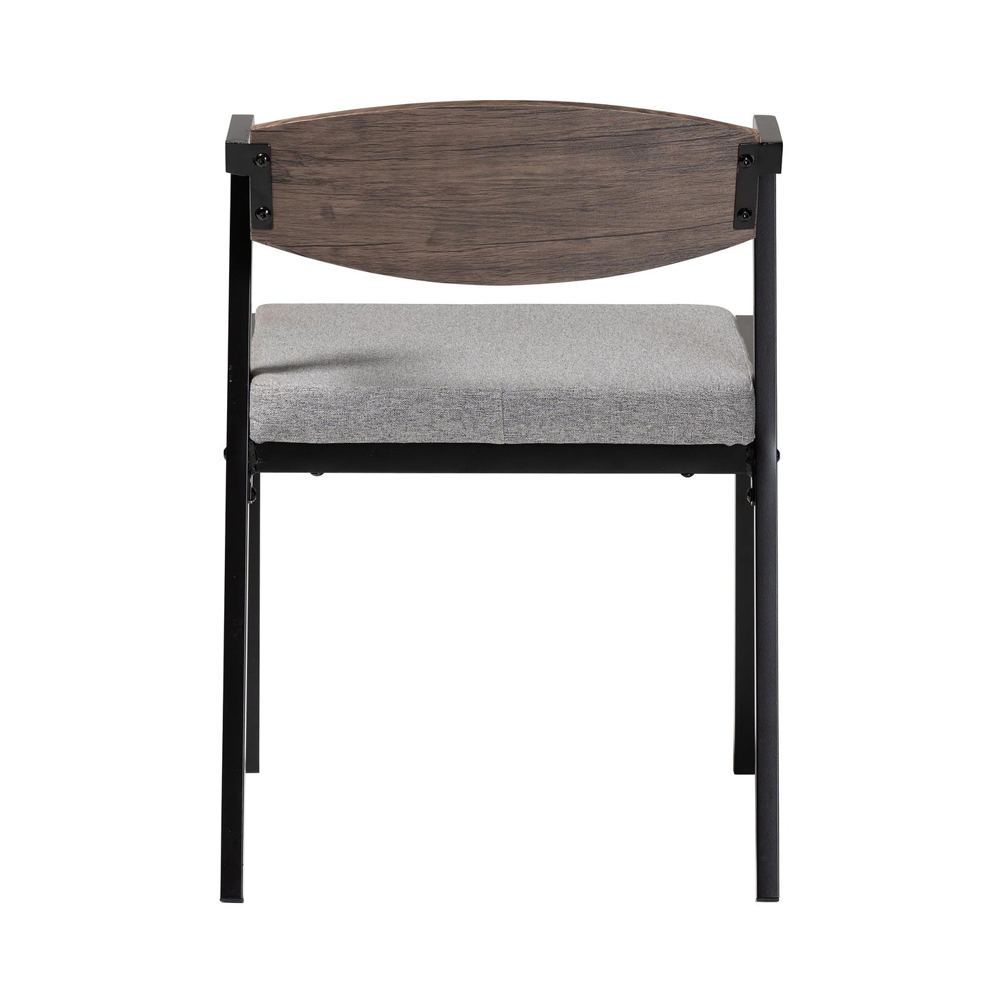 Baxton Studio Revelin Industrial Beige Fabric and Metal Dining Chair | Dining Chairs | Modishstore - 20