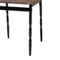 Baxton Studio Nevan Modern Industrial Brown Wood and Metal 5-Piece Dining Set | Dining Sets | Modishstore - 9