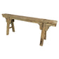 Hokkaido Long Bench, Elm Wood Set Of 4 By HomArt | Benches | Modishstore - 2