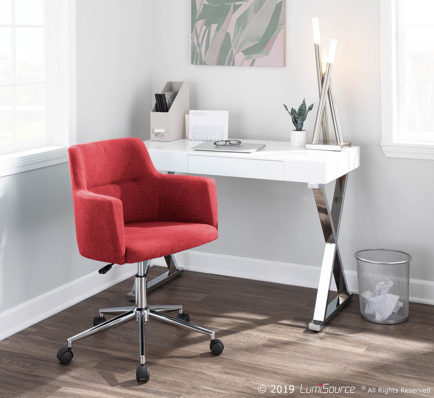 Andrew Office Chair By LumiSource - OC-ANDRW R | Office Chairs | Modishstore