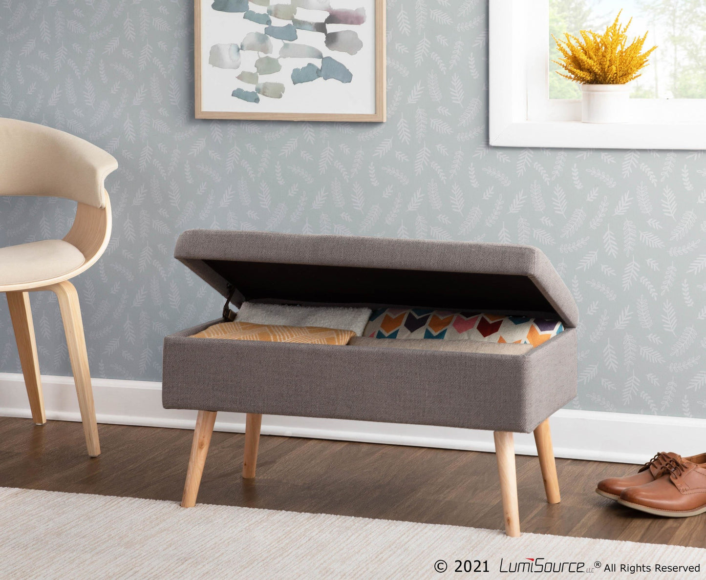 Storage Bench By LumiSource - BC-STORAGE NAGY | Benches | Modishstore - 3