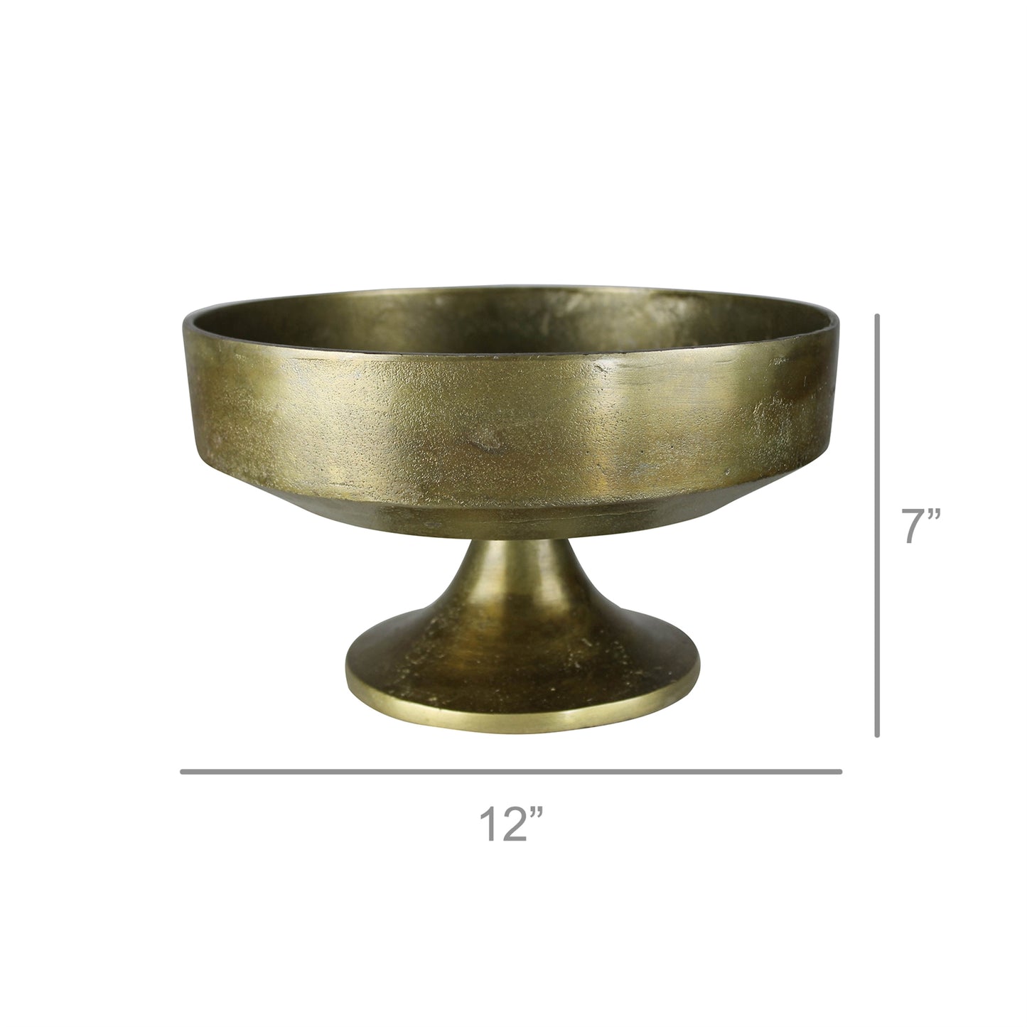 Folsom Pedestal Bowl, Brass Set Of 4 By HomArt | Decorative Bowls | Modishstore - 2