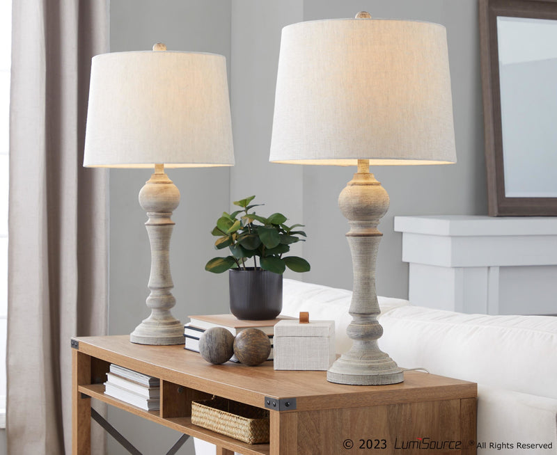 Winston 32" Poly Table Lamp - Set of 2 By LumiSource - GTP32-WNSTN GYNA2 | Table Lamps | Modishstore