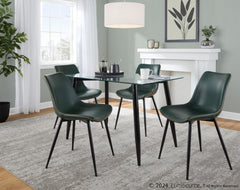 Clara-Durango Dining Set - 5 Piece By LumiSource - DS5-CLRABKCL+4DRNGPUBKGN