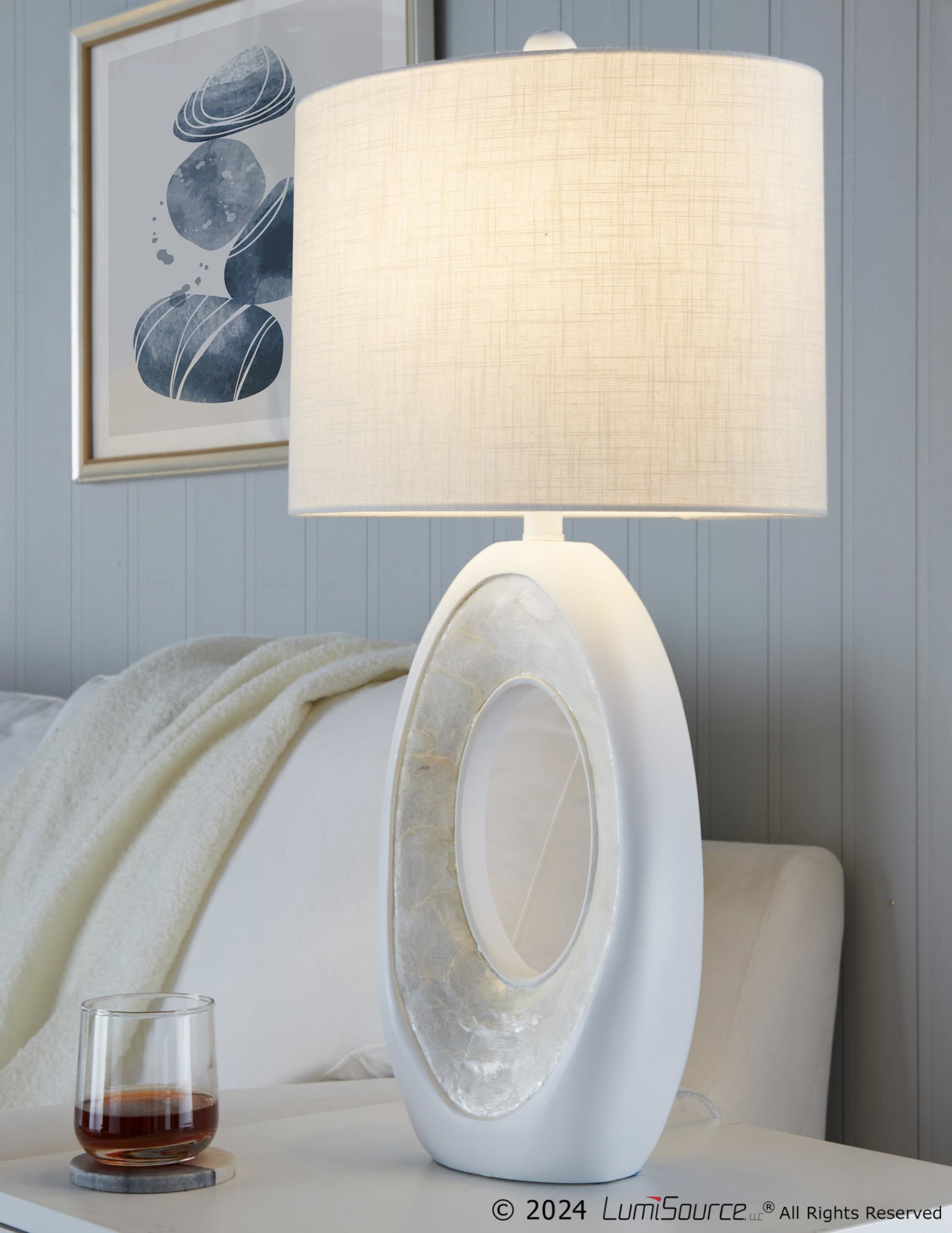 Pearl 29" Polyresin Table Lamp - Set of 2 By LumiSource - GPT29-PEARL WW2 | Table Lamps | Modishstore - 3