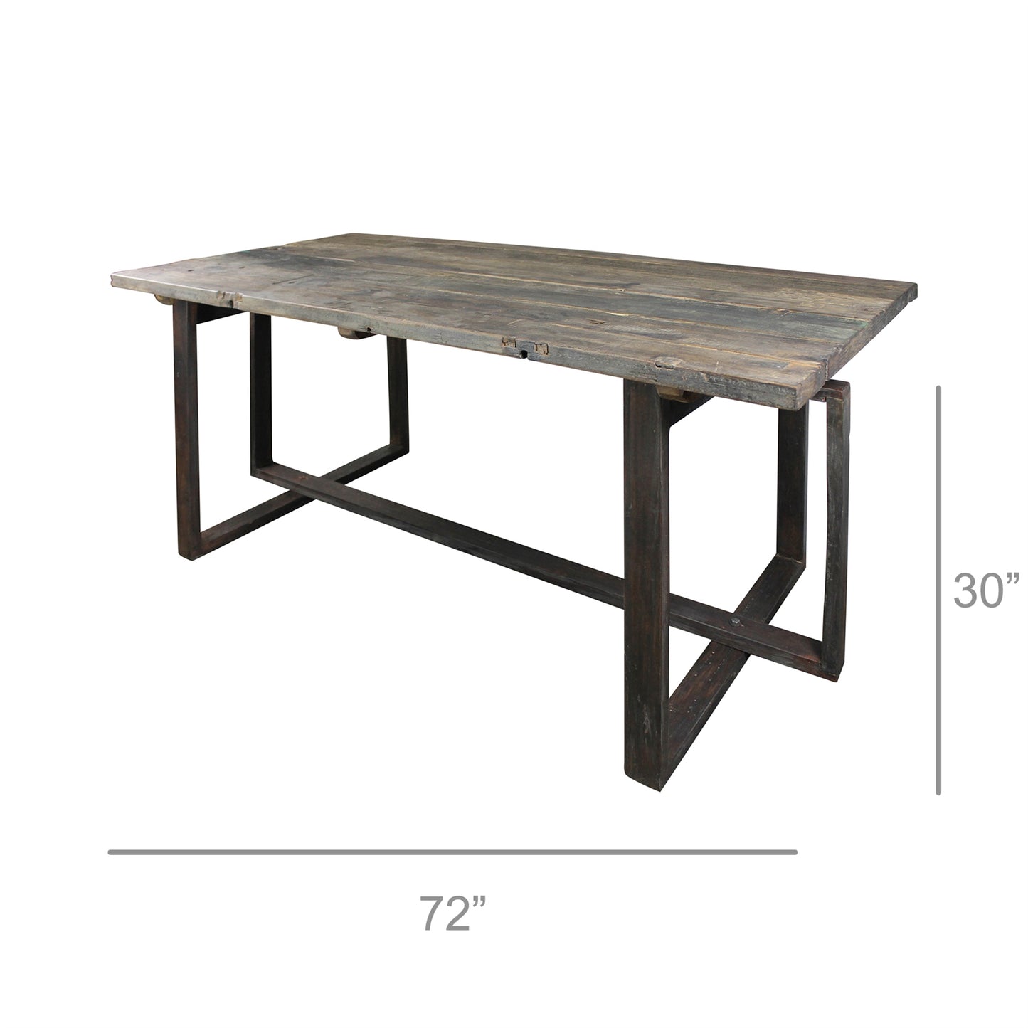 Capital Dining Table, Reclaimed Wood By HomArt | Dining Tables | Modishstore - 5