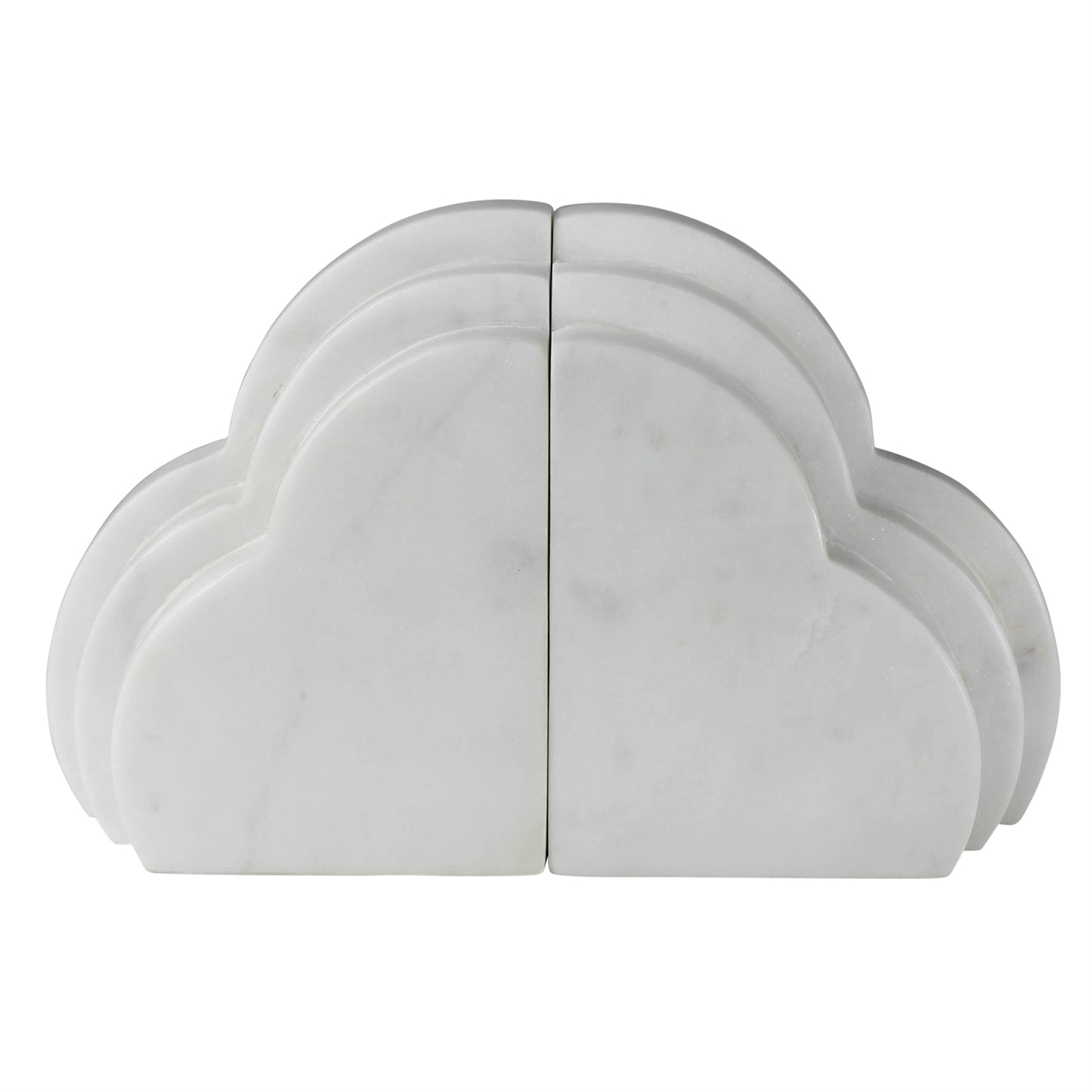 Cloud Bookends, Marble By HomArt | Ornaments | Modishstore - 4