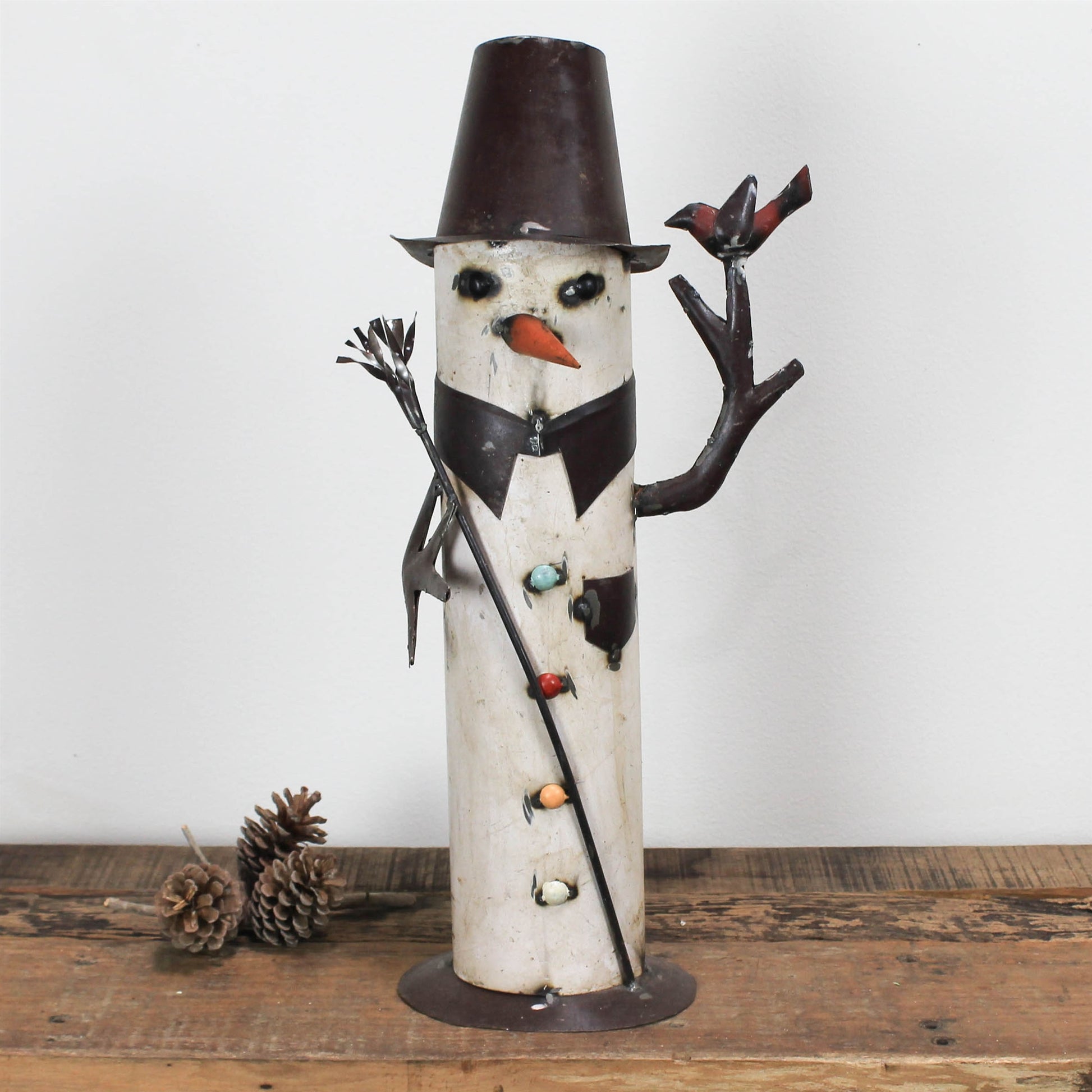 Snowman, Iron - Small Set Of 4 By HomArt | Ornaments | Modishstore - 5