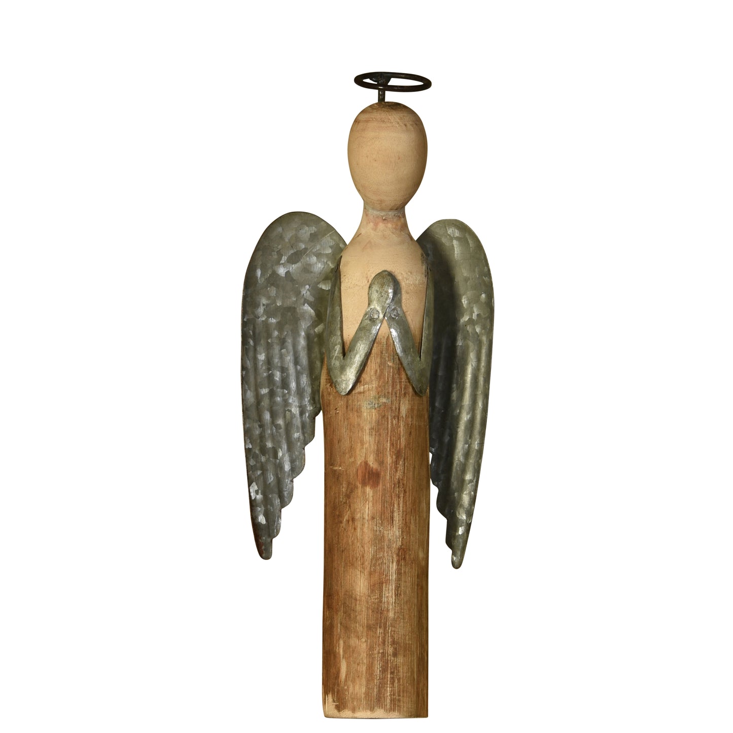 Angel at Prayer, Wood & Metal - Small Set Of 4 By HomArt | Ornaments | Modishstore - 2