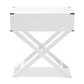 Baxton Studio Curtice Modern And Contemporary White 1-Drawer Wooden End Table | End Tables | Modishstore - 6