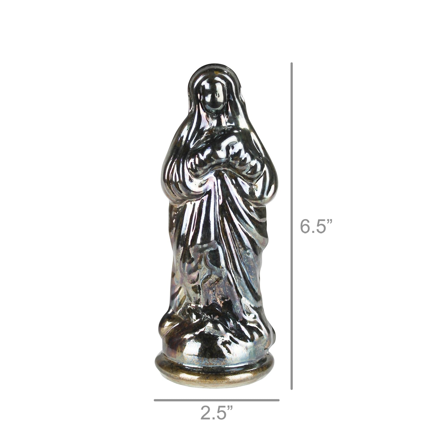 Madonna Praying, Glass Set Of 4 By HomArt | Ornaments | Modishstore - 3