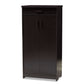 Baxton Studio Bienna Modern and Contemporary Wenge Brown Finished Shoe Cabinet | Cabinets | Modishstore - 5