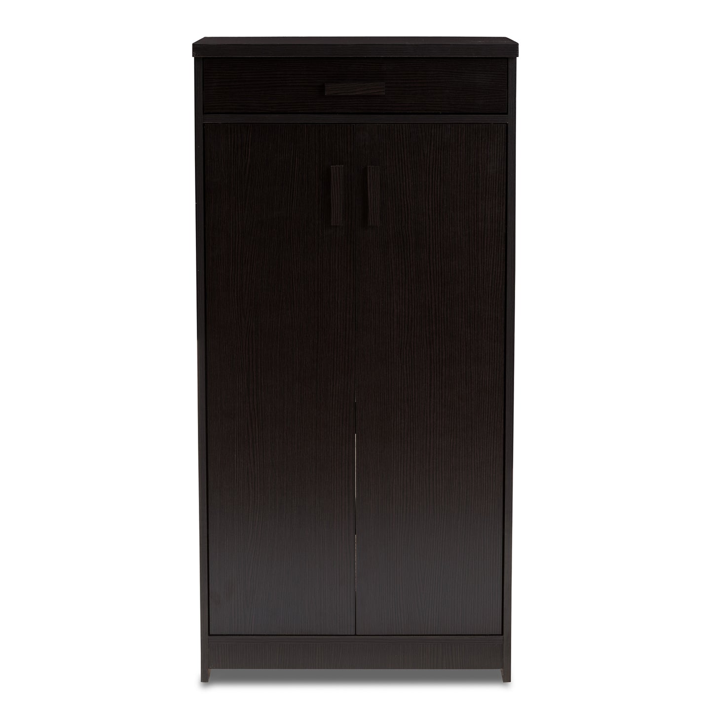 Baxton Studio Bienna Modern and Contemporary Wenge Brown Finished Shoe Cabinet | Cabinets | Modishstore - 7