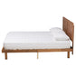 Baxton Studio Daina Mid-Century Modern Ash Walnut Finished Wood Full Size Platform Bed | Beds | Modishstore - 3