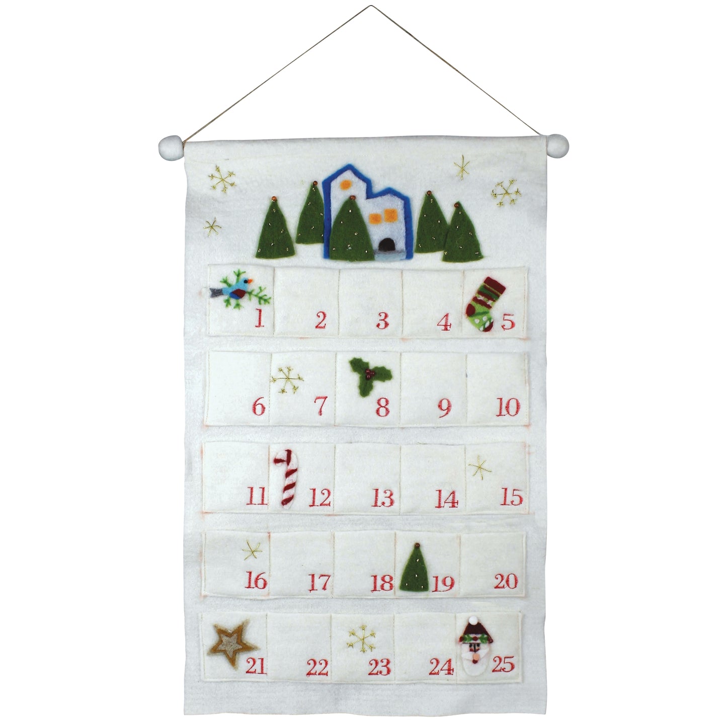 Advent Calendar, Felt By HomArt | Ornaments | Modishstore - 2