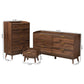 Baxton Studio Lena Mid-Century Modern Walnut Brown Finished Wood 3-Piece Storage Set | Beds | Modishstore - 8