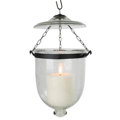 Hundi Cloche Lantern, Glass By HomArt