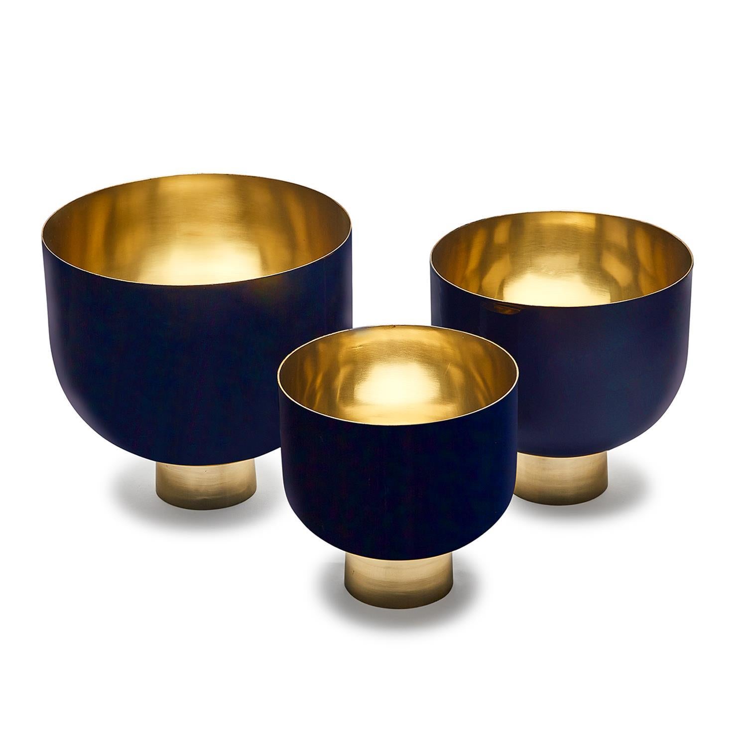 Dec. Opus Bowls W/Gold Base Set Of 6 By Tozai Home | Decorative Bowls | Modishstore - 1